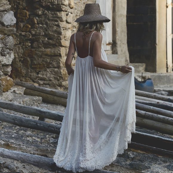 HAH Hot as Hell Mad Maxi Dress White NWT - Picture 2 of 9